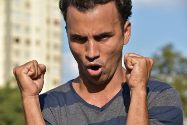 İspanyol erkek ve anksiyete