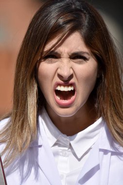 Pano ile stresli sevimli kişi