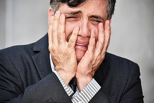 Adult Business Man Under Stress — Stock Photo, Image