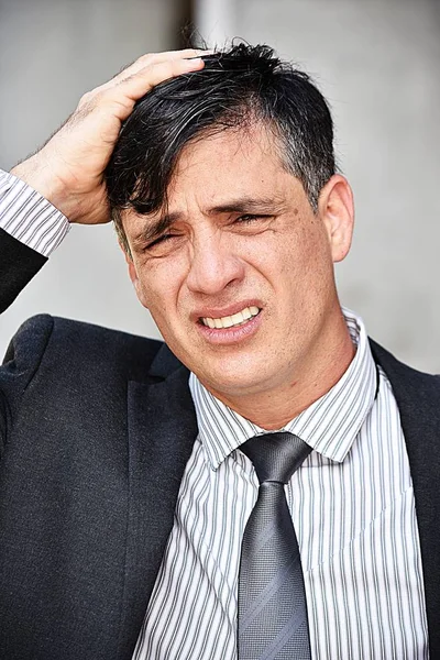 Business Man And Confusion — Stock Photo, Image