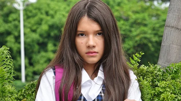 Estudiante chica infeliz —  Fotos de Stock
