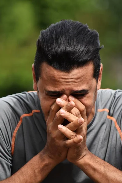Безнадежный колумбийский спортсмен — стоковое фото