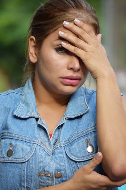 Stres altında genç erkek