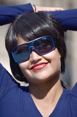 genç kadın rahatlatıcı