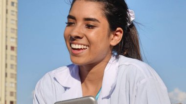 Genç erkek genç hemşire