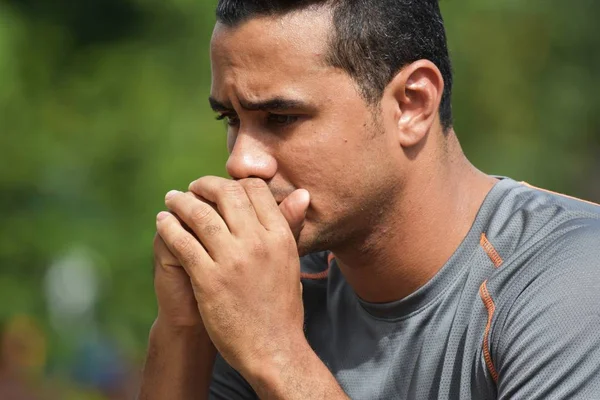 Депрессивный спортсмен из Колумбии — стоковое фото