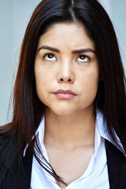 düşünceli bir iş kadını