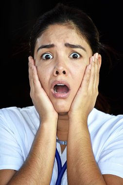 Ürküyor tıbbi profesyonel