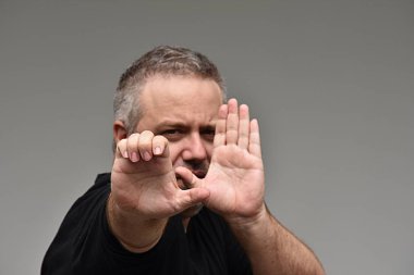 Yetişkin erkek Karate