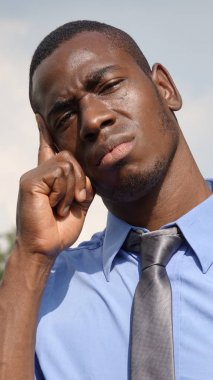 Düşünceli iş kişi