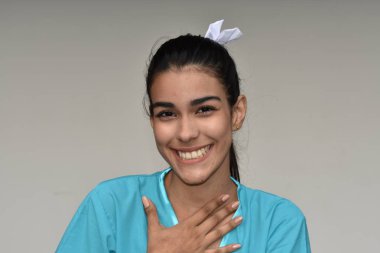 Umutlu erkek hemşire