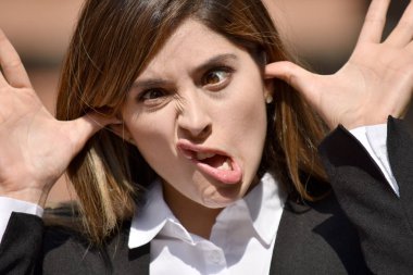 Goofy yetişkin Kolombiyalı kişi