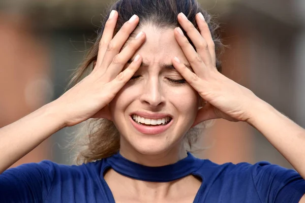 Vrouwtje onder Stress — Stockfoto