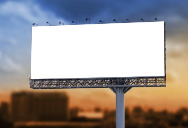Alacakaranlık, boş billboard