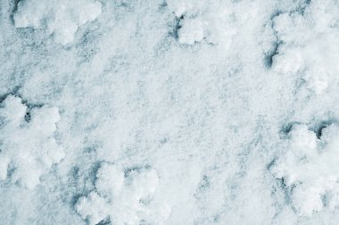 Kar tanesi arka plan için kışın karda