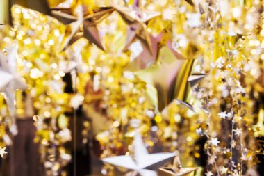 Bulanık arka plan christmas dekorasyon