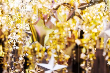 Bulanık arka plan christmas dekorasyon