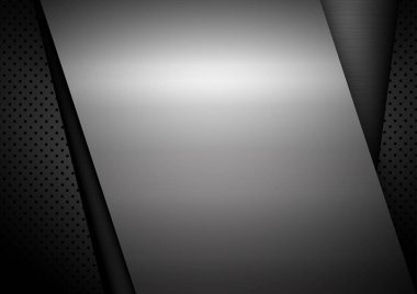 Metal arka plan tasarımı ile kopya alanı