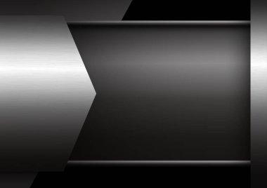 Metal arka plan tasarımı ile kopya alanı