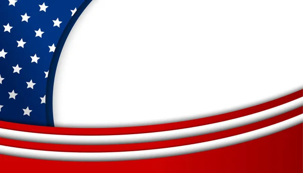 USA fond design sur fond blanc — Image vectorielle