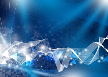 Satır karışım mavi arka plan tasarımı