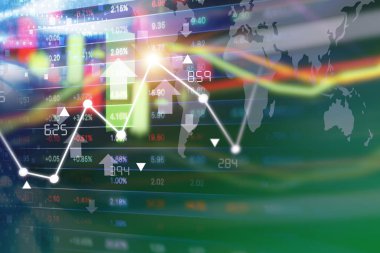 Borsa arka plan tasarım