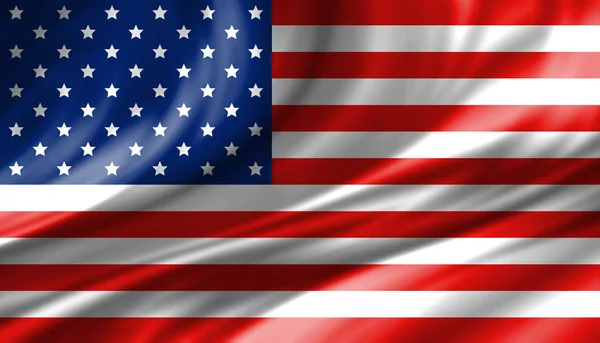 USA flag background for design work — Stock Photo, Image