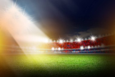 Futbol Stadyumu ile ışık