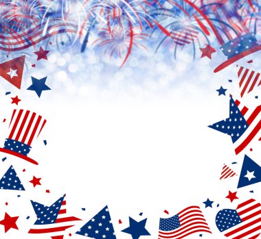 ABD 4 Temmuz Bağımsızlık günü arka plan