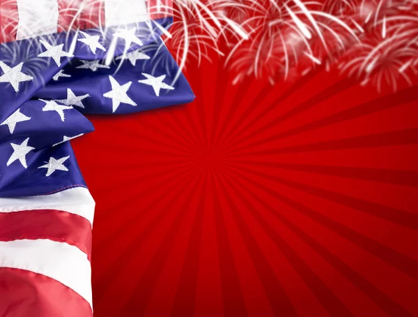 USA 4. Juli Unabhängigkeitstag Hintergrund — Stockfoto