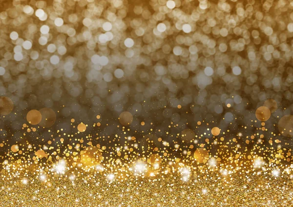 Різдвяний фон концепція дизайну золотої гірки і блискучої — стокове фото