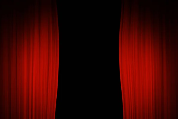 Red stage curtain background — Stock Photo, Image