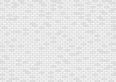 Beyaz tuğla duvar arka plan vektör çizim