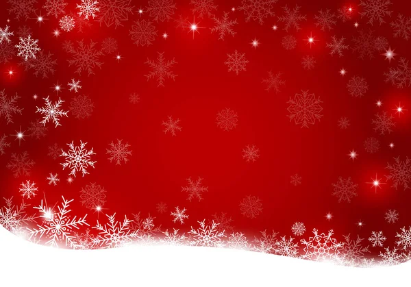 Conception de fond de Noël de flocon de neige avec illustration vectorielle de l'espace de copie — Image vectorielle