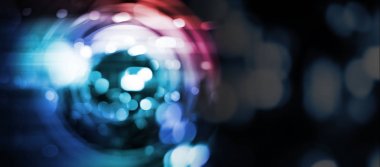 Radyal bulanıklık bokeh ile arka plan