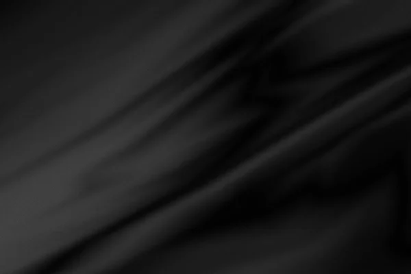 Черный фон ткани с копировальным пространством — стоковое фото