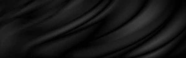 Черный роскошный тканевый фон с копировальным пространством — стоковое фото