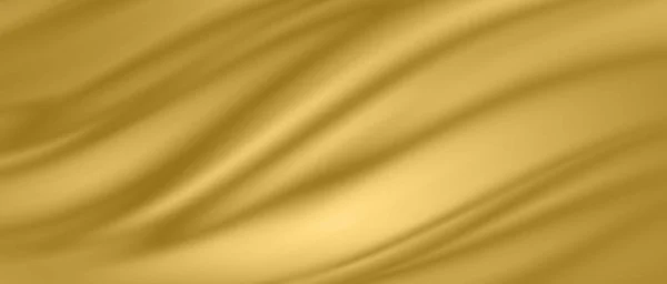 Gold luxury fabric background with copy space — Stock Photo, Image