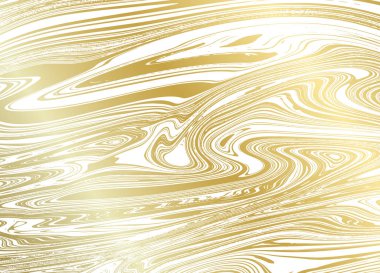 Beyaz arkaplan vektör illüstrasyonunda altın mermer dokusu