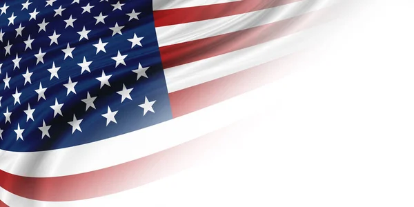 Usa Eller Amerika Flagga Bakgrund Med Kopia Utrymme — Stockfoto
