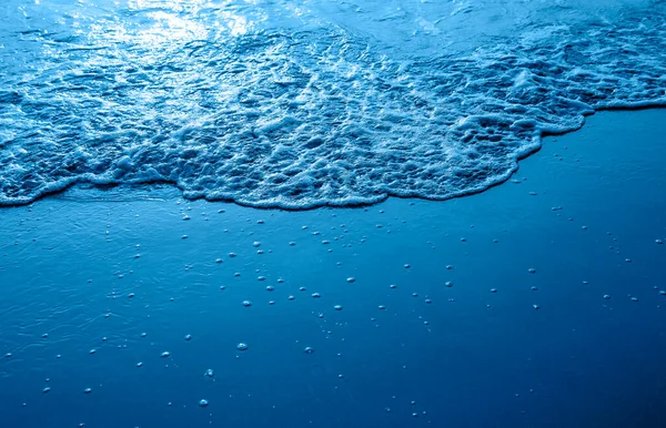 Diseño Fondo Verano Playa Azul Con Ola Suave — Foto de Stock