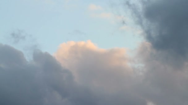 山タイムラプス雲 — ストック動画