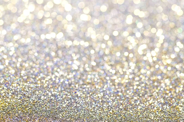 Astratto sfondo glitter colorato con luce splendente e bokeh morbido, colori festivi — Foto Stock