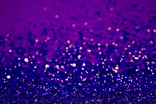 Abstrato fundo brilho violeta escuro com luz brilhante e bokeh macio, cores festivas — Fotografia de Stock