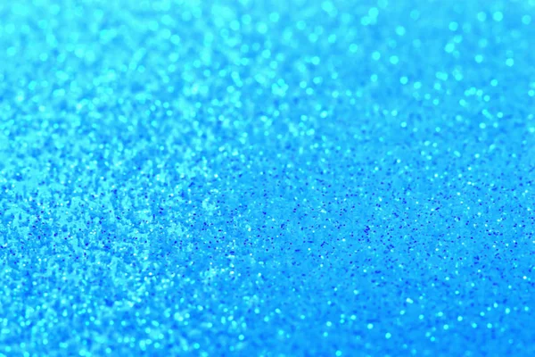 Tło Abstrakcja aqua niebieski brokat z świecące światła i miękki bokeh, uroczysty kolory — Zdjęcie stockowe