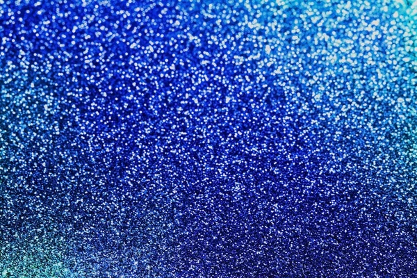 Abstrato azul brilho fundo com luz brilhante e bokeh macio, cores festivas — Fotografia de Stock