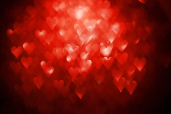 Happy Valentine 's day card hearts glitter background. Красное сердце — стоковое фото