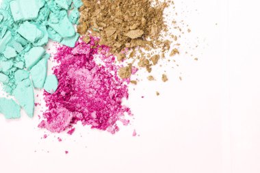 Göz gölgesi beyaz arkaplanda izole edildi