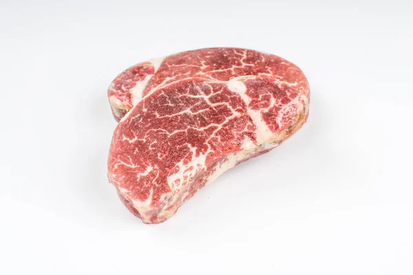 Nyers steak, élelmiszer — Stock Fotó