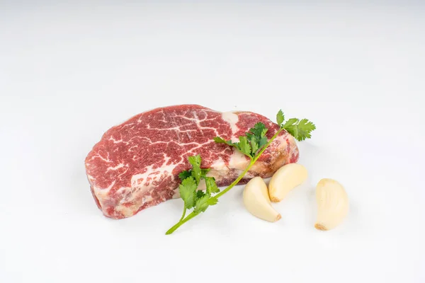 Nyers steak, élelmiszer — Stock Fotó